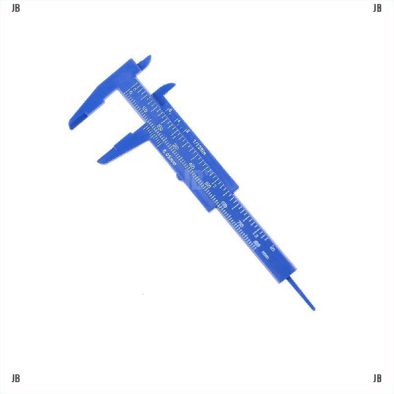 Alat Pengukur Caliper Vernier Caliper Mini Bahan Plastik Ukuran 80mm