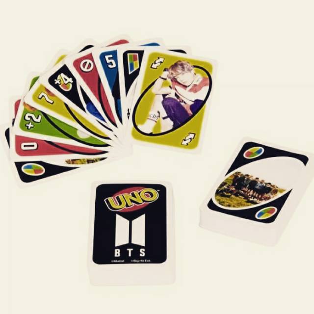 UNO BTS Kartu Uno Versi BTS Uno Card Game
