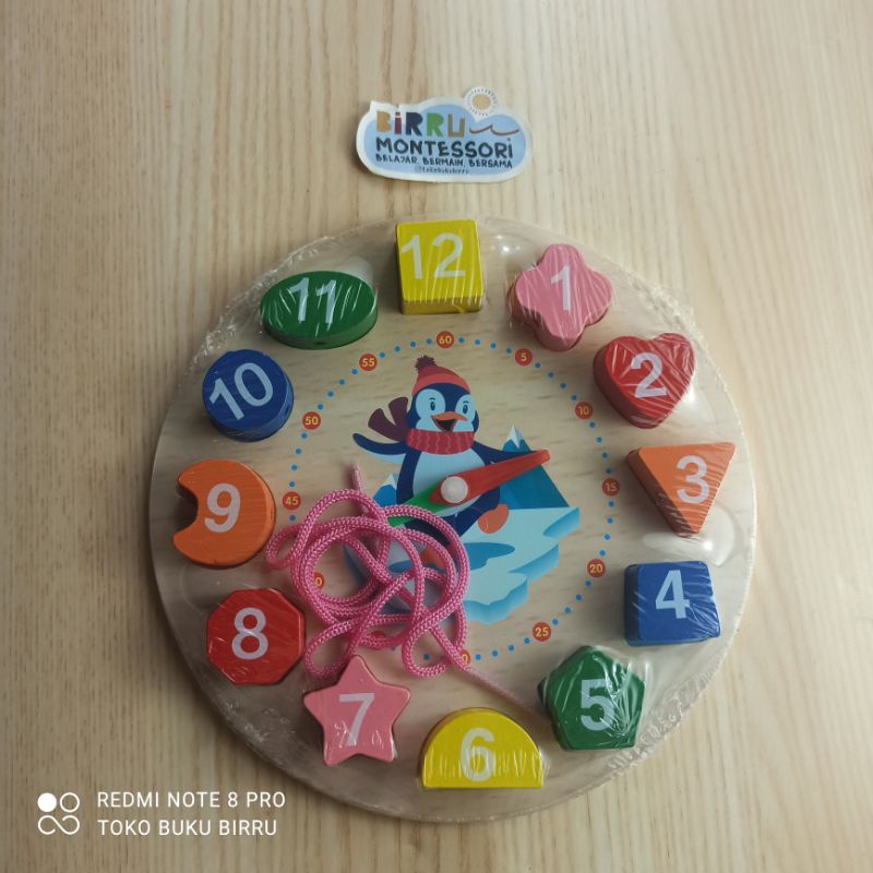 Jam meronce mainan edukasi anak