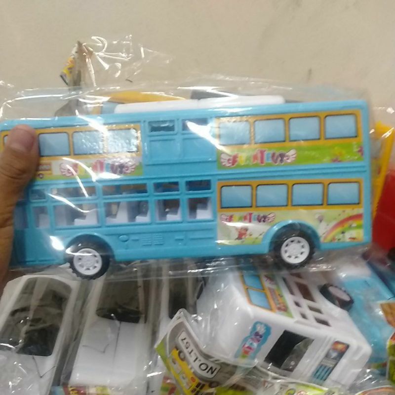 LT 57 - Mainan Bis Sekolah Tingkat Warna Big Bus School Tingkat LT57