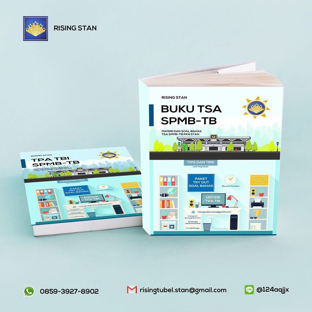 PAKET MODUL LENGKAP SPMB TUGAS BELAJAR PKN STAN 2020 (TPA, TBI DAN TSA) TERBARU DAN TERUPDATE