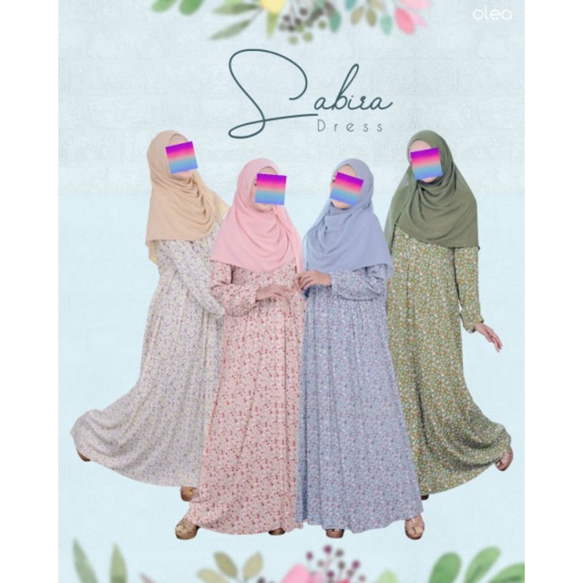 Gamis Rayon Sabira Dress By D'Olea