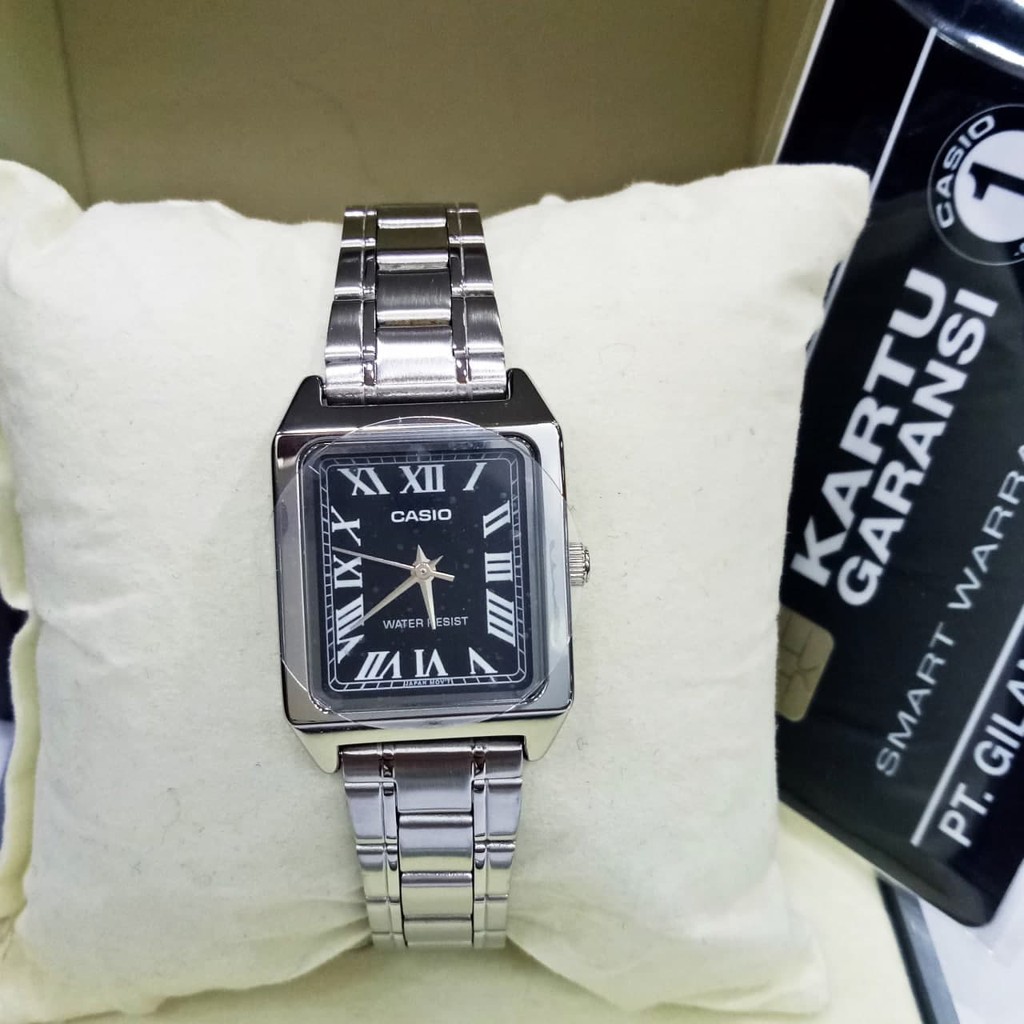 jam wanita Casio ltp v007d 1b