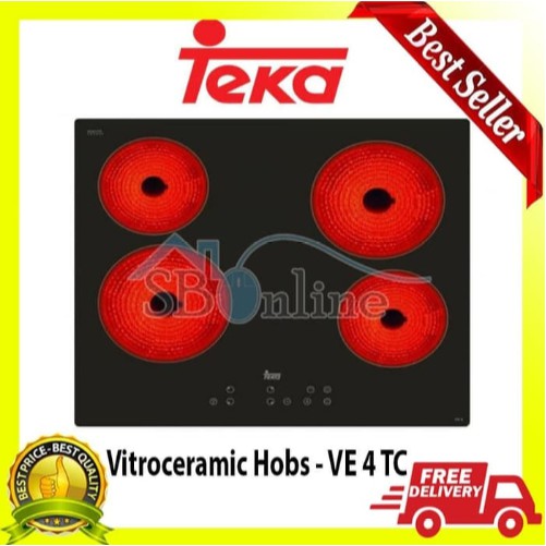 Kompor Tanam Listrik TEKA - Vitroceramic Hobs VE 4 TC