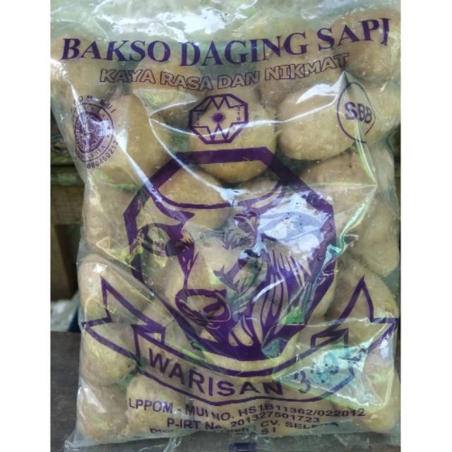 

KangSayur - Bakso Sapi SBB Warisan 319 / Baso Sapi Bungkusan