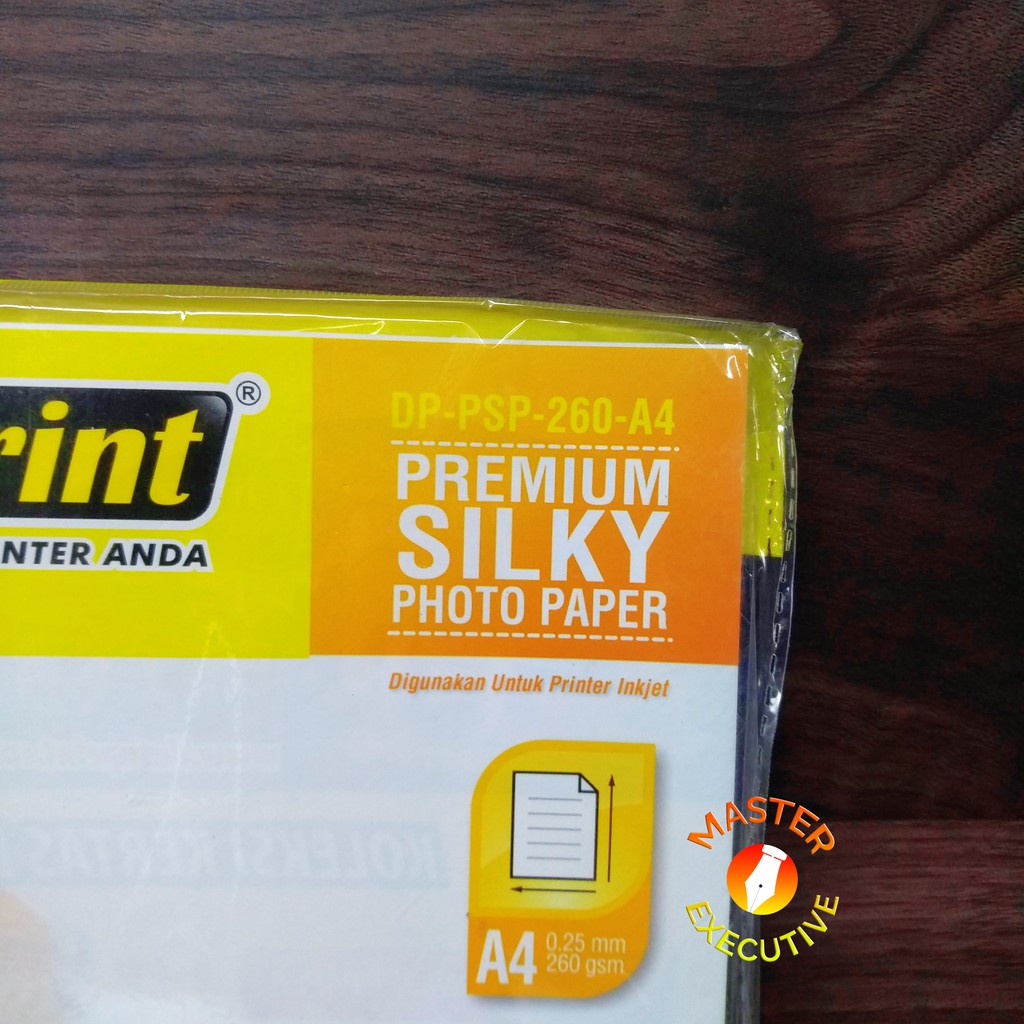 [Pak - 20 Lembar] DataPrint Premium Silky Photo Paper 260 gsm A4 / DP-PSP-260-A4