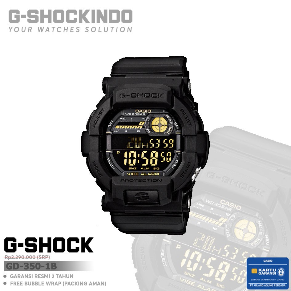 Casio G-Shock GD-350-1B / Casio G-Shock GD-350-1BDR