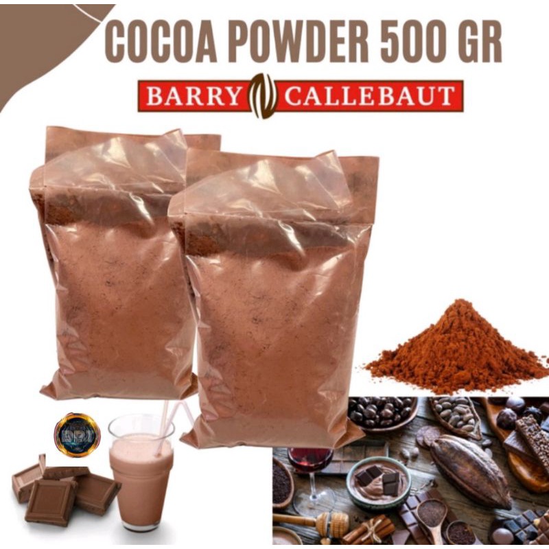 

bubuk coklat /Cocoa Powder Barry Callebaut kemasan 500 Gr