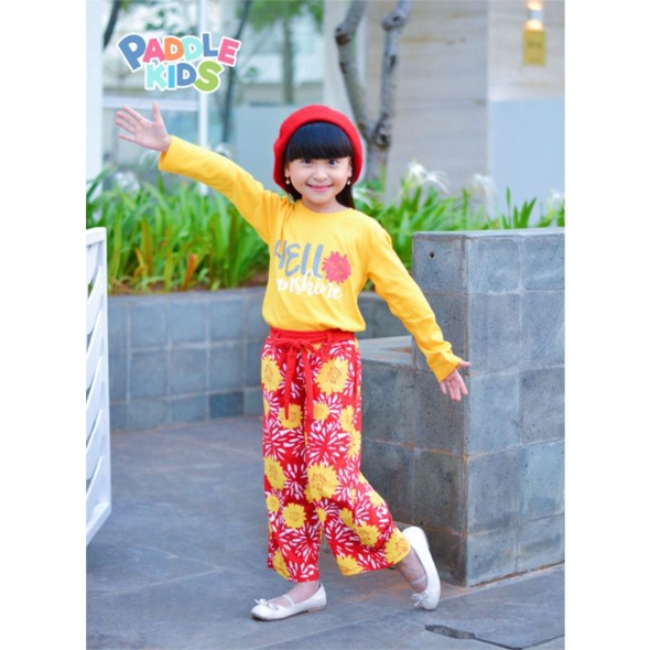 BELTED CULLOTE SET PADDLEKIDS / SETELAN KULOT ANAK PEREMPUANG BY PADDLE KIDS MOMVIE