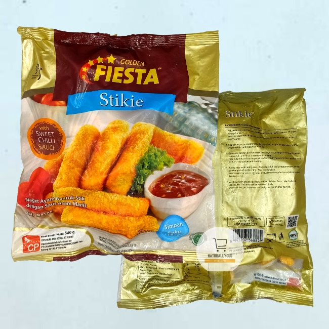 

Golden Stikie Fiesta 500gram Nugget Ayam Stik Dengan Bumbu