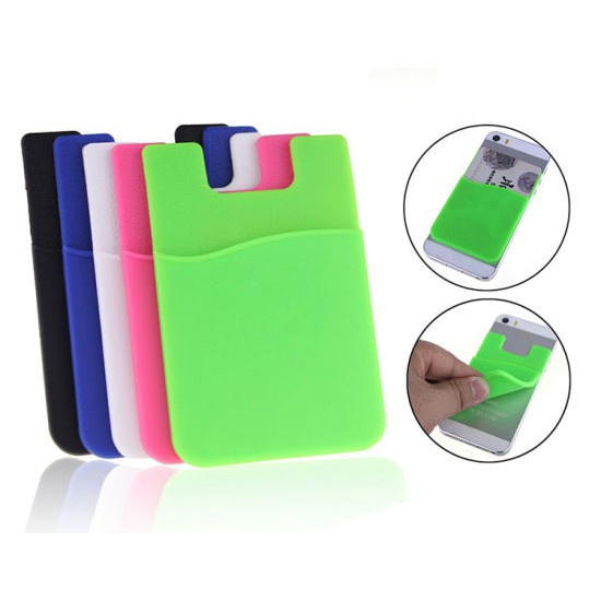 Dompet Kartu Smartphone Slot Sticky Card Phone Holder HP Tempel ATM