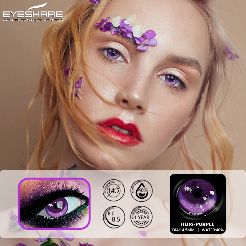 [✅COD] DIANOSAUR GREEN Softlens Mata Normal Softlens Cosplay Karakter Warna Sepasang lensa kontak berwarna softlen big eyes Halloween soflens