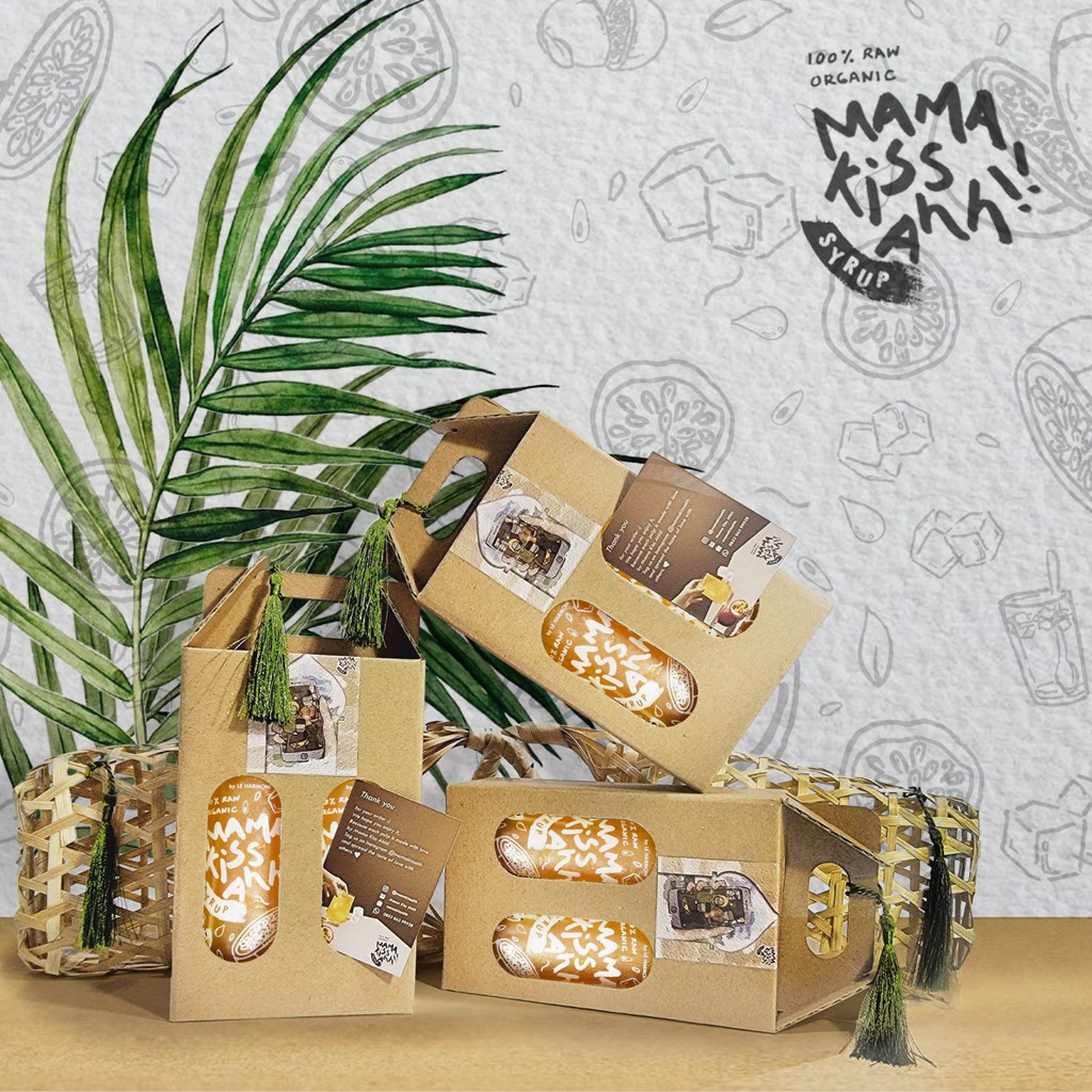 

MamaKissAhh! Markisa Syrup (Passion Fruit) EID MUBARAK HAMPERS 2021 EDITION