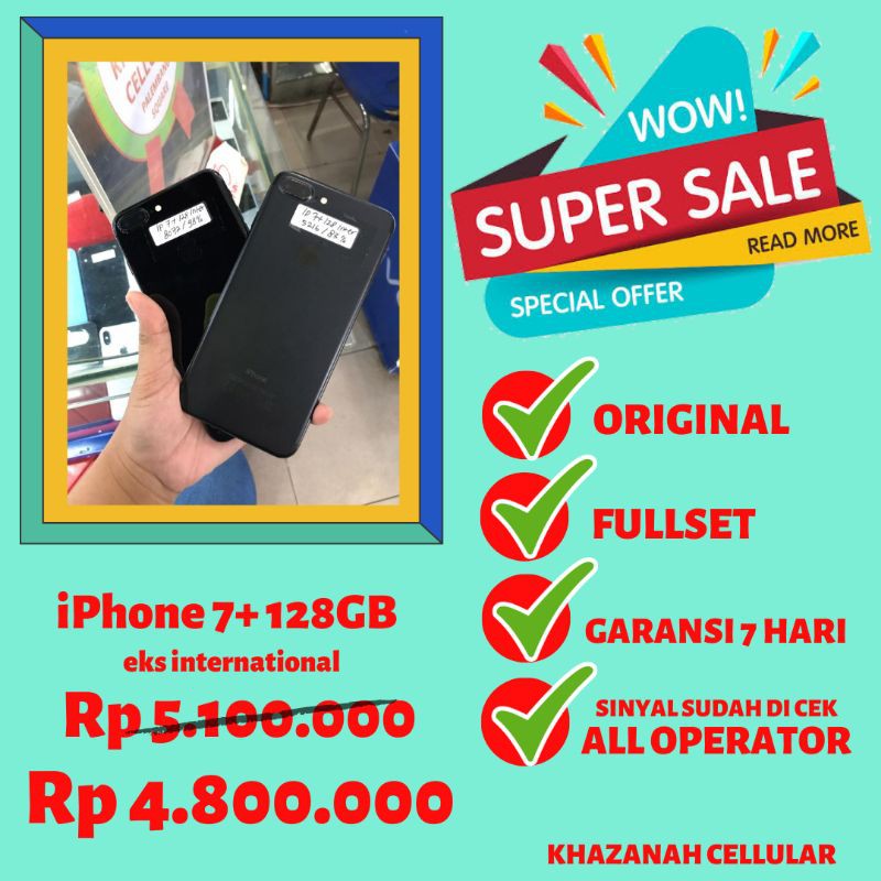 Second iPhone 7 Plus 128 GB