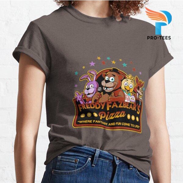 Kaos Baju Five Nights at Freddy's Freddy Fazbear's Pizza FNAF #254