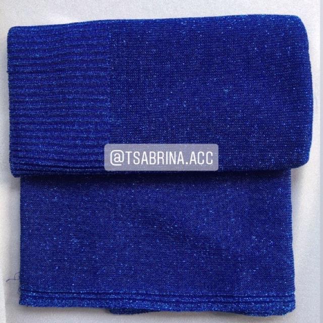 pasmina gliter rajut premium | kerudung pashmina pengantin-birel