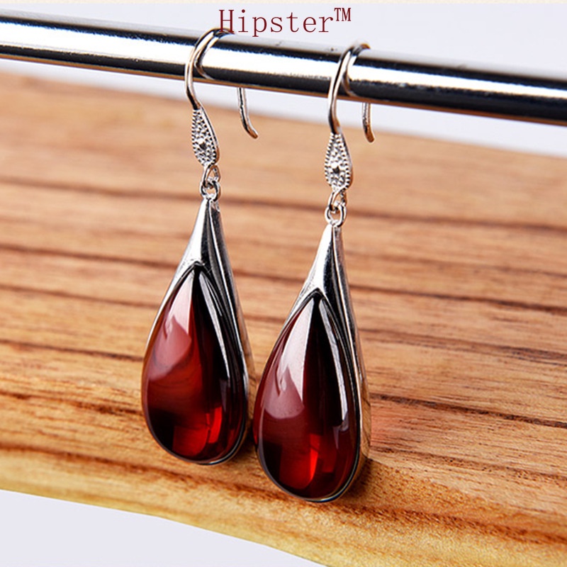 Retro Classic Fashion Natural Ruby Beautiful Ear Hook