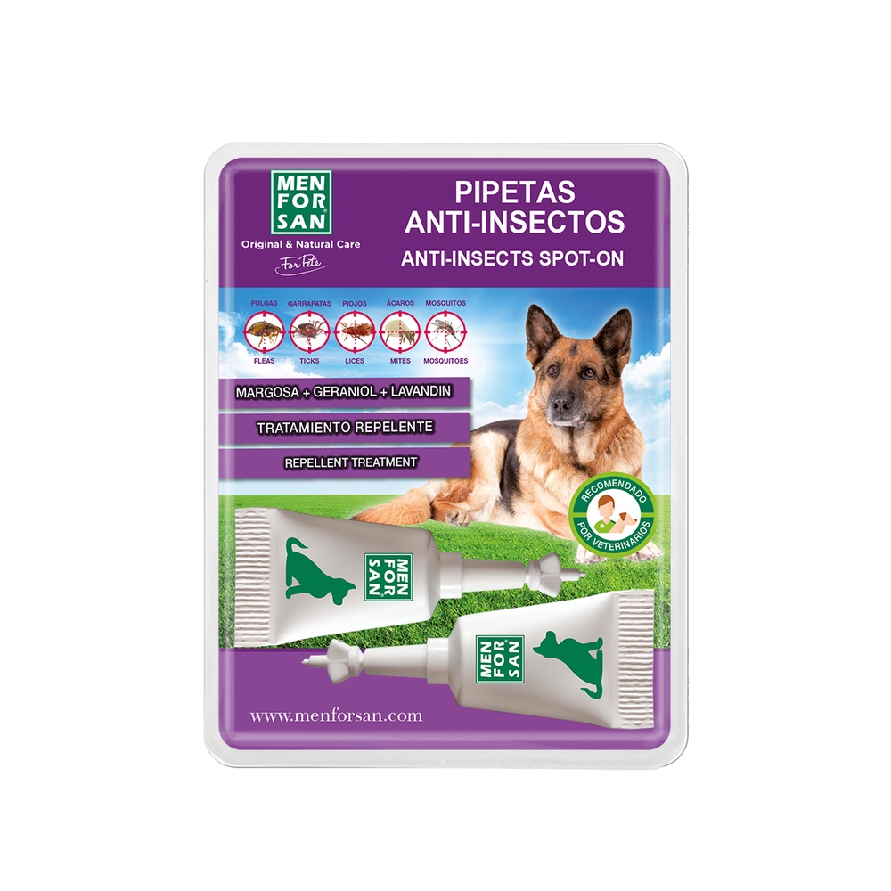 MENFORSAN Anti-insect flea tick spot for dogs