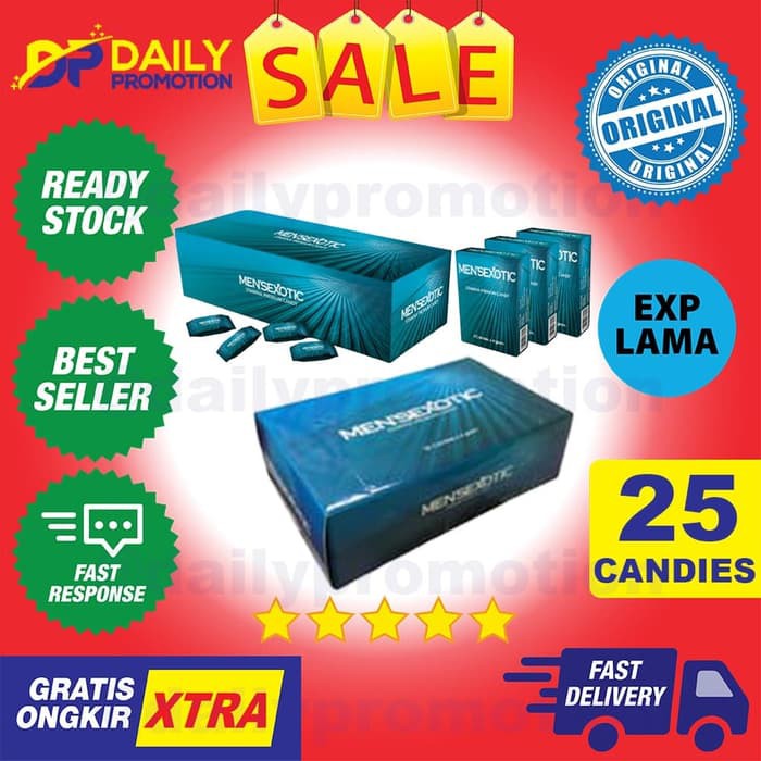 Promo MENSEXOTIC CANDY MENSEXOTIK PERMEN OBAT STAMINA PRIA KUAT LAKI DEWASA Murah