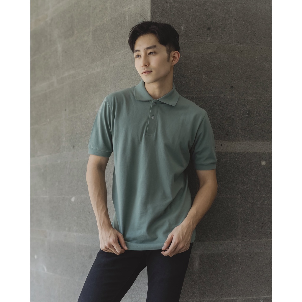 AKITA POLO SHIRT - Kaos Polo Pria in Mineral Green