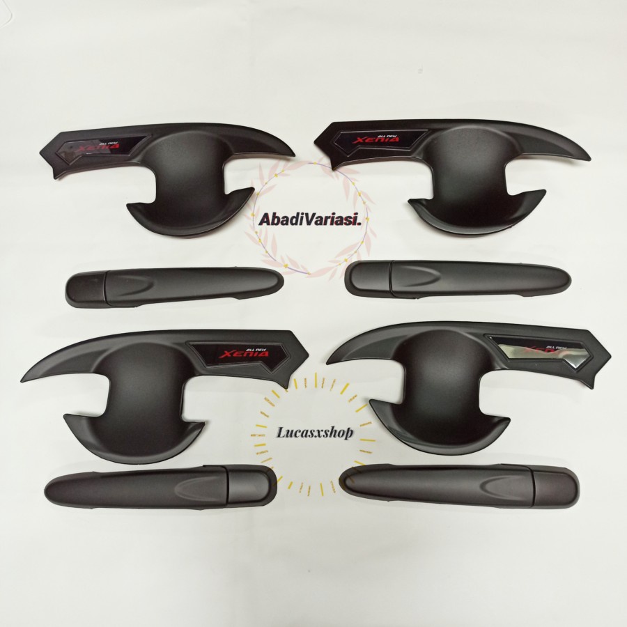 Paket Outer &amp; Handle Hitam Mobil All New XENIA 2012-2021