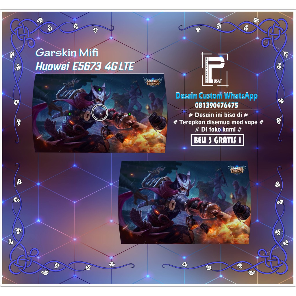 Garskin Mifi Huawei E5673  - Desain 7