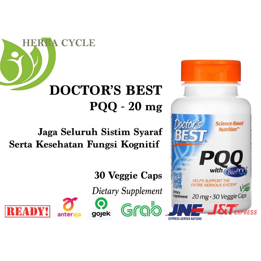 Doctors Best PQQ 20mg 30cap BioPQQ Kesehatan Sistim Syaraf Neuron ORI USA