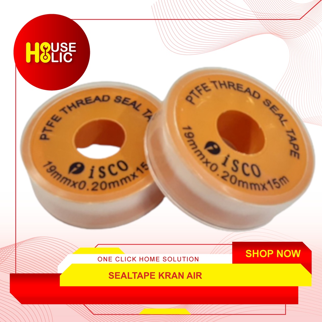 Seal Tape Jumbo / Sealtape Besar Isolasi Pipa Kran Keran Air