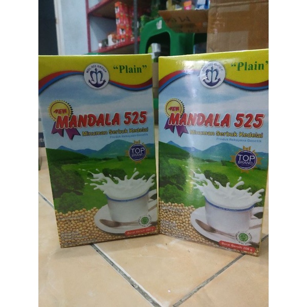 

susu kedelai Mandala 525 kemasan 200g