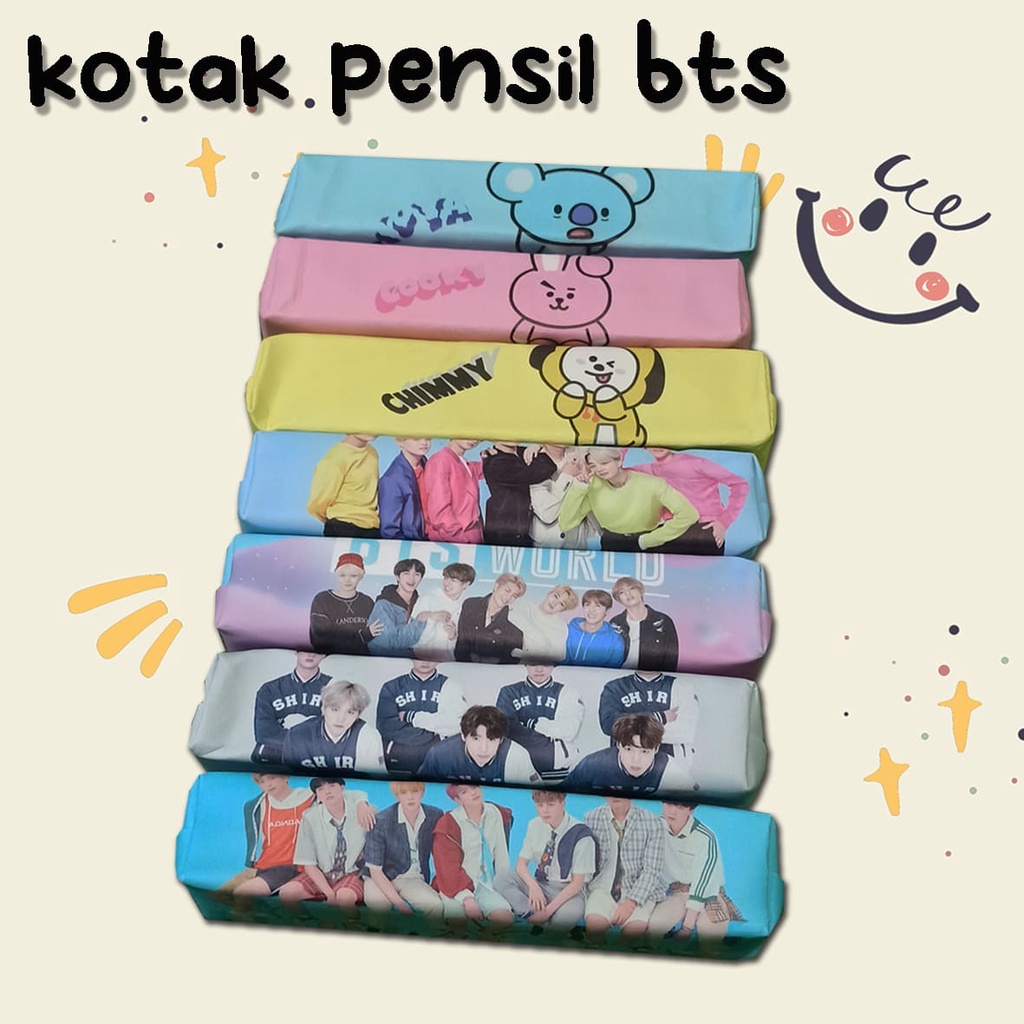 

Kotak Pensil BT21 / Tempat Pensil BTS Kpop Army Termurah Terlaris