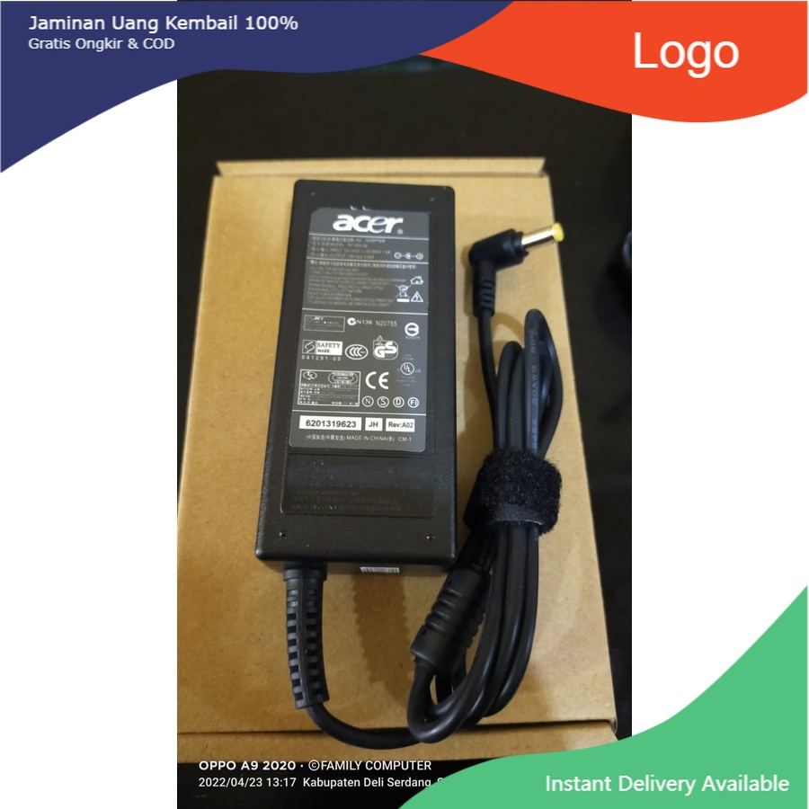 [MURAH] CHARGER ADAPTOR ACER 19V 3.42A kualitas jamin good quality PADMA