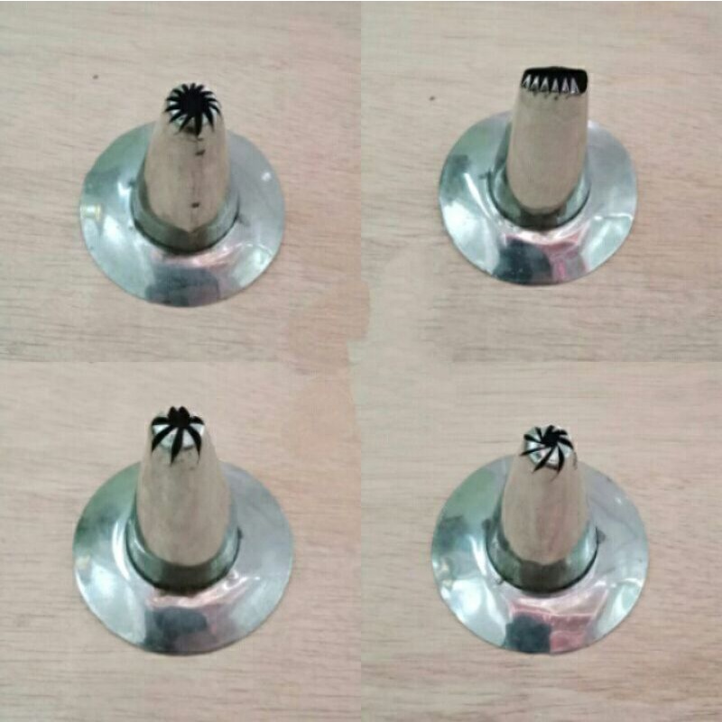 Cetakan Kue Semprit Kue Cipir Churros Spuit Topi Kue Mawar Jadul