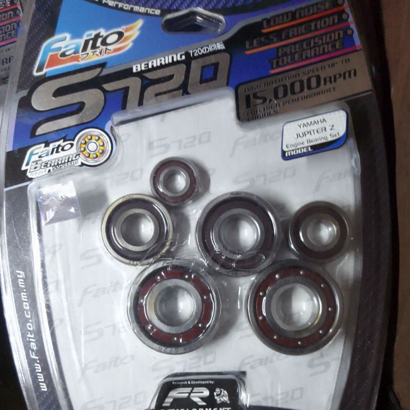 bearing set faito s720 racing keramik Jupiter z full krukas dan rasio