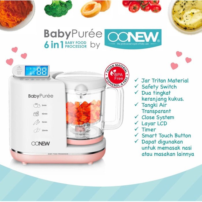 Makassar - Oonew Michelin BabyPurée Baby Food Processor 6 in1 / Mpasi Bayi Michelin Series