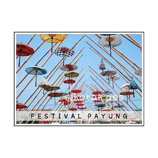 

FESTIVAL PAYUNG 02 UMBRELLA FEST CARNIVAL BUDAYA INDONESIA TRADISIONAL KARTU POS POSTCARD SURAT UNIK