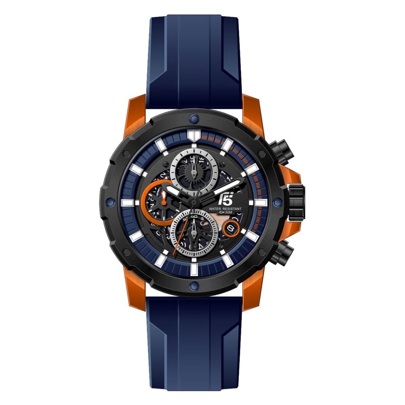 NEW JAM TANGAN PRIA KARET T5 H 3939G 3939 ORIGINAL QUARTZ GARANSI 1 TH