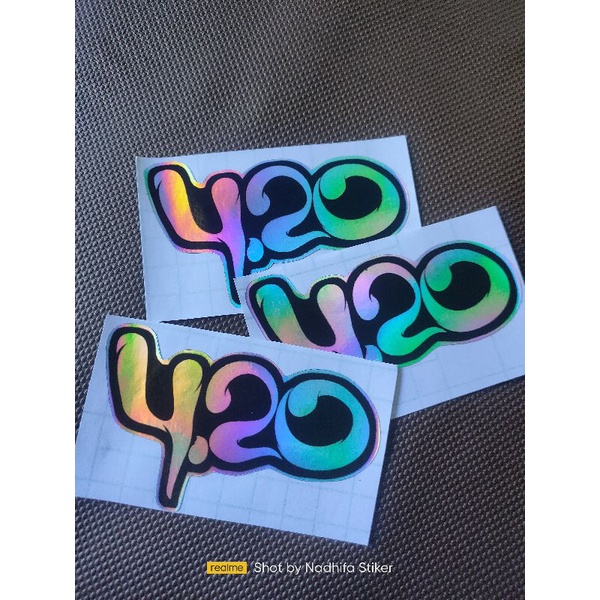 

stiker hologram "420“