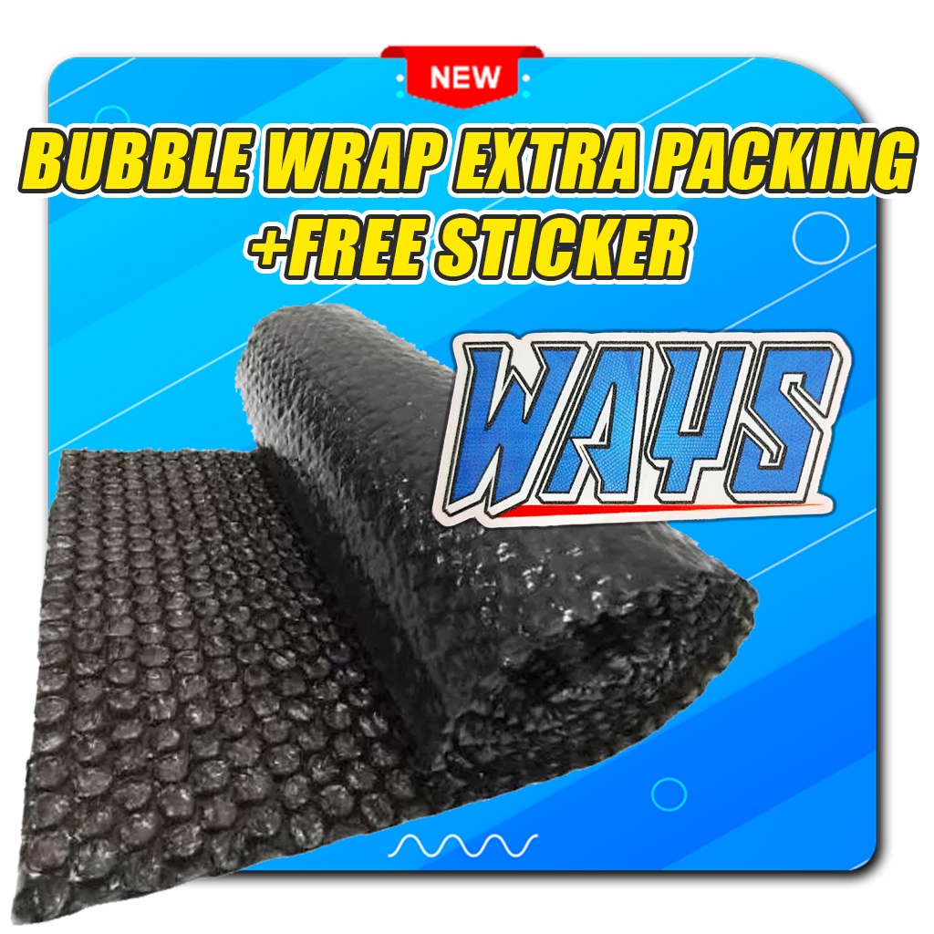 BUBBLE WRAP + FREE STICKER Untuk Tambahan Packing Barang