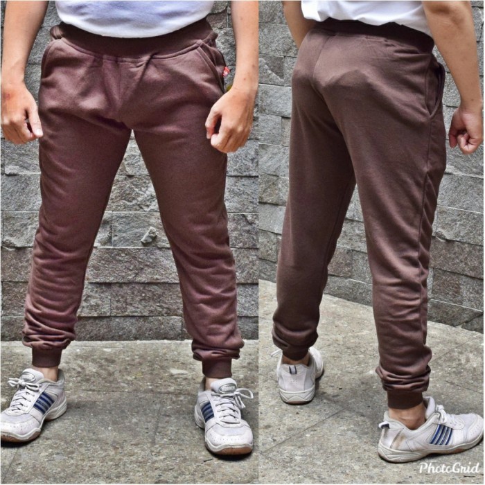 PRIA-LARI-CELANA- KOLOR JOGGING CELANA TRAINING OLAHRAGA PANJANG LARI PRIA JOGGER POLOS -CELANA-