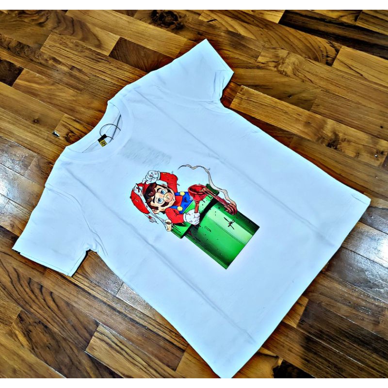 kaos anak premium SABLON PLASTISOL DTF