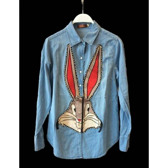 Kemeja Jeans Bugs Bunny
