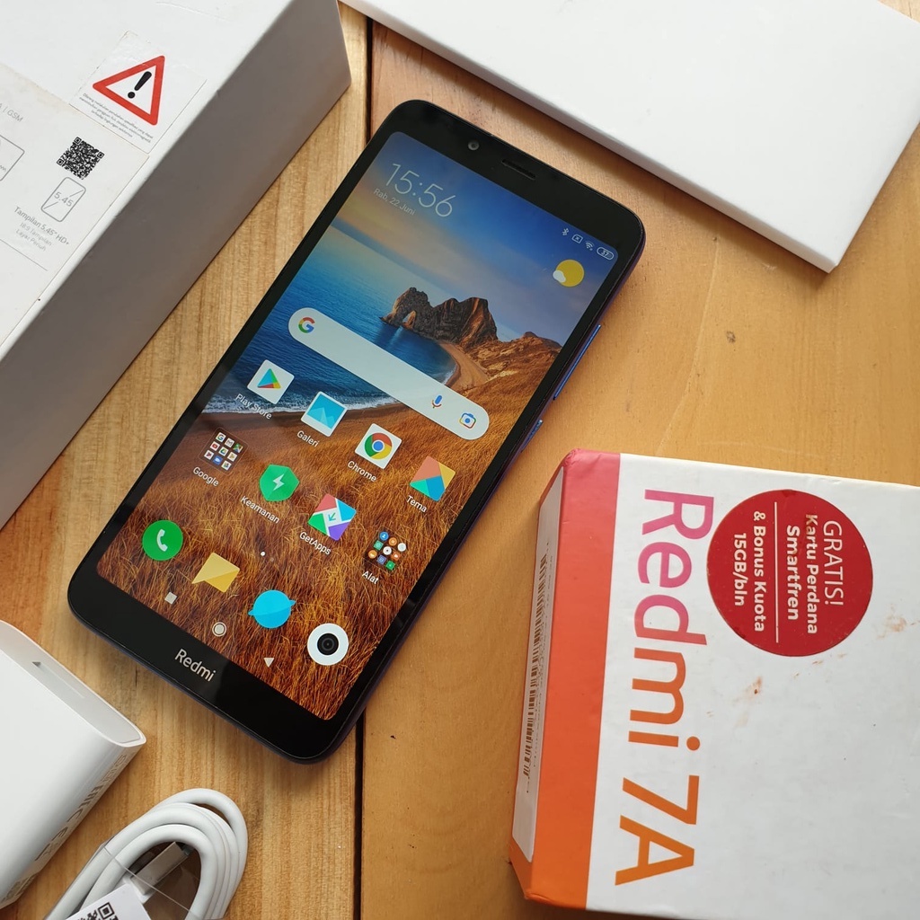 XIAOMI REDMI 7A SECOND 2/16GB HANDPHONE SECOND HP SEKEN HP BEKAS HP MURAH