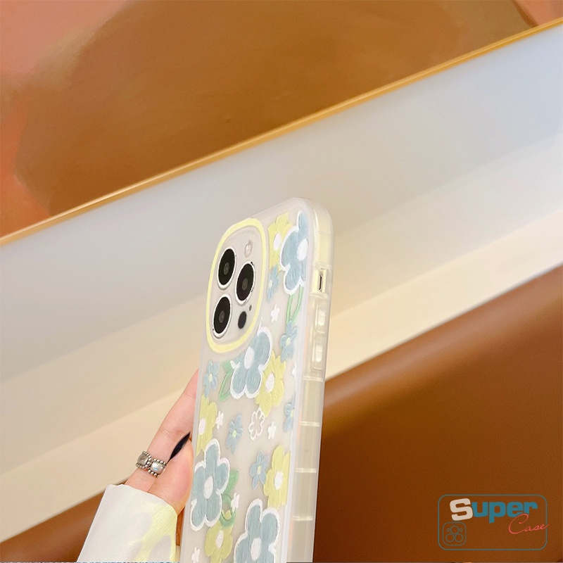 Case Untuk Realme C53 C35 C55 C15 C31 C11 C30 C12 C33 C25s C25Y C25 10 8i 9i 7i 5i 8 6i 7 8Pro 10Pro+C3 C17 C21Y 5 5S C20 GT C20A 3D Lukisan Minyak Bunga Soft Tpu Sarung Shockproof
