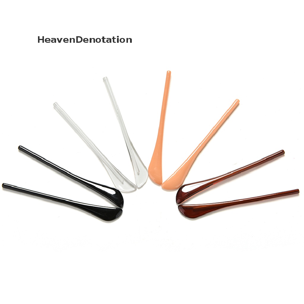 [HeavenDenotation] 1 Pair Silicone Rubber Eyeglasses End Tips Ear Sock Pieces Ear Tubes Replacement