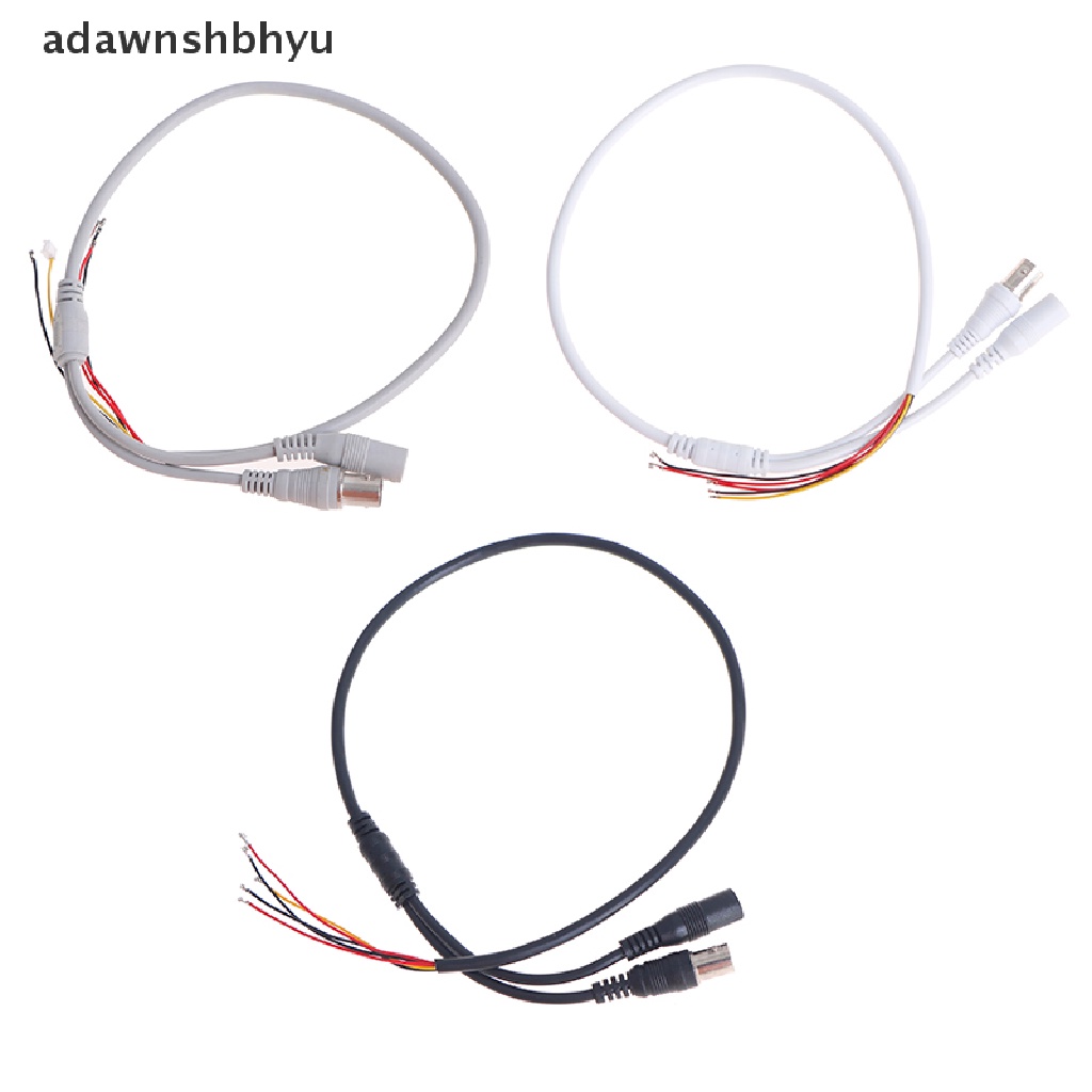 Adawnshbhyu Camera Video Line DC12V Power Kuncir AHD Camera Kabel Garis Kamera CCTV Analog