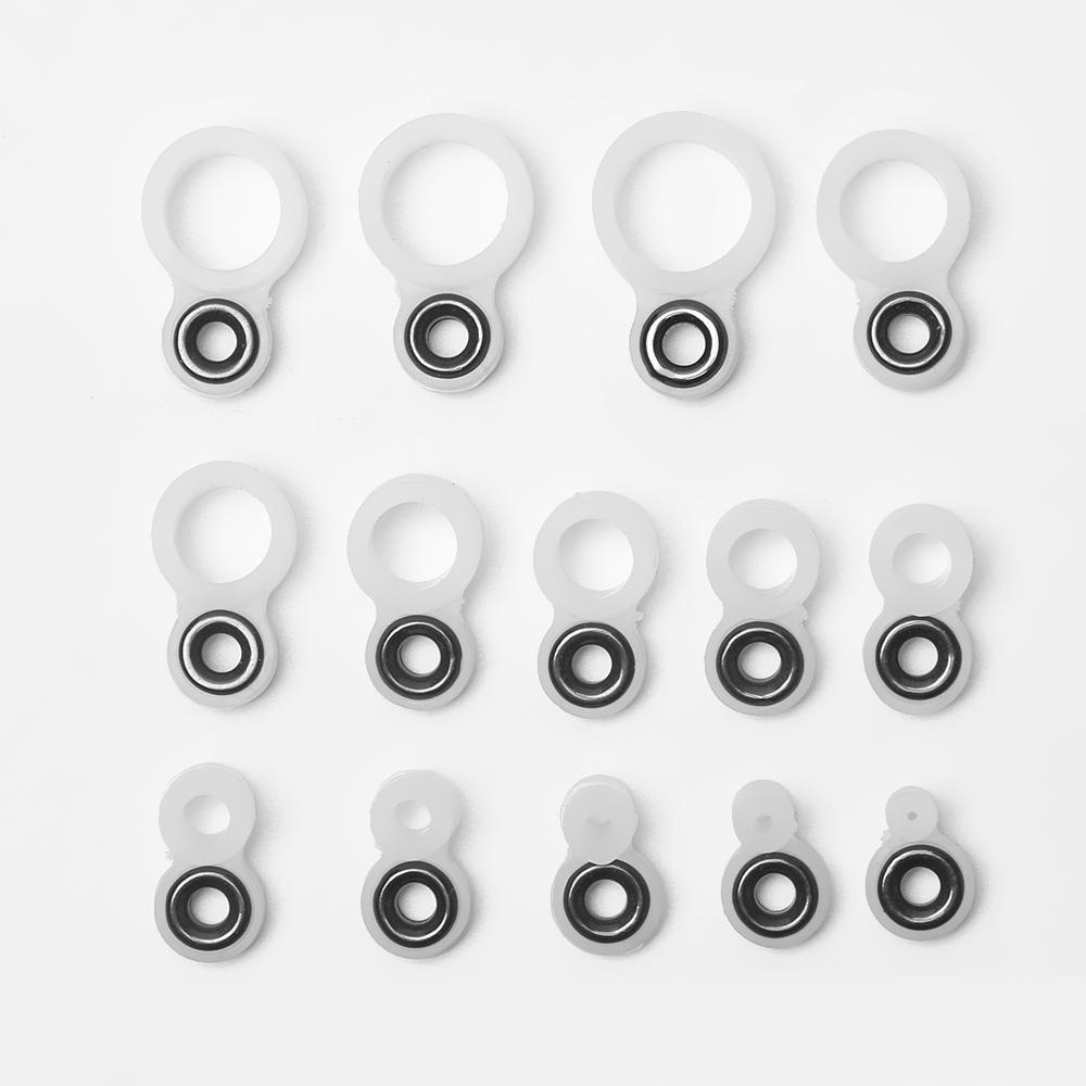 Top 14Pcs Cincin Kawat Pancing High Quaility O Ring 1-14 Cincin Keramik Mata diameter Internal