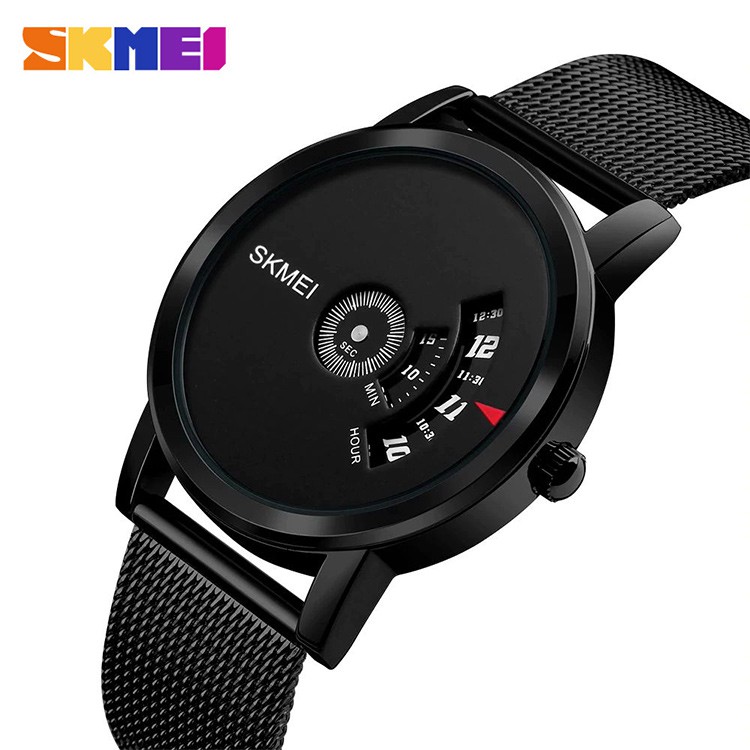 SKMEI 1260 Jam Tangan Pria Wanita Analog Tali Stenlis WATCHKITE WKOS