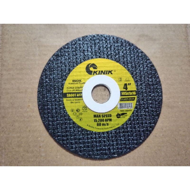 KINIK MATA BATU GERINDA GURINDA POTONG PEMOTONG BESI STAINLESS 4 INCH - KINIK INOX - KINIK IRON - KI