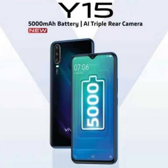 Vivo Y15 Ram 4 64 64gb 5000mah Biru Dan Merah Grs Resmi Vivo Indonesia Shopee Indonesia