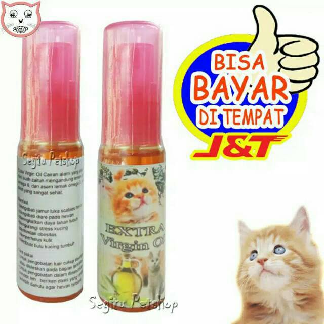 Obat kucing vitamin kucing Extra Virgin oil untuk kucing scabies jamur koreng